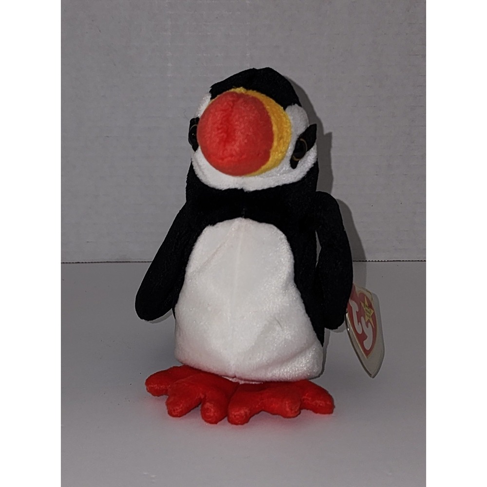 Ty Beanie Babies Puffer The‎ Puffin Red Star November 3 1997